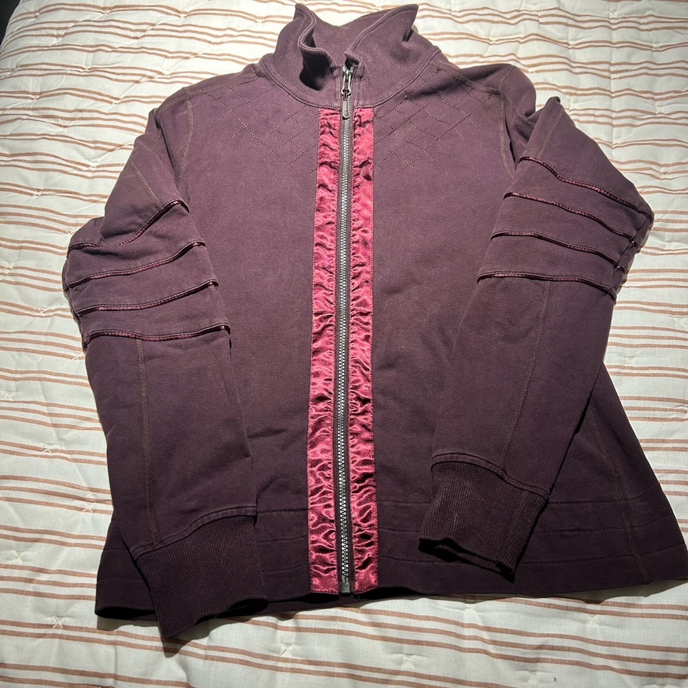 lululemon athletica vintage mogul full zip.